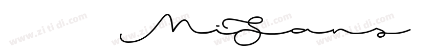 小米 MiSans字体转换